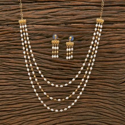 Cubic Zirconia Classic Mala Necklace With Gold Plating