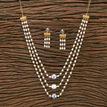 Cubic Zirconia Classic Mala Necklace With Gold Plating
