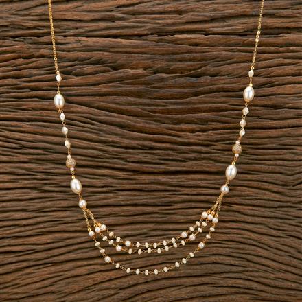 Cubic Zirconia Classic Mala Necklace With Gold Plating