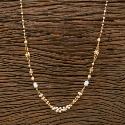 Cubic Zirconia Classic Mala Necklace With Gold Plating