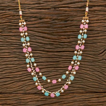 Cubic Zirconia Classic Mala Necklace With Gold Plating