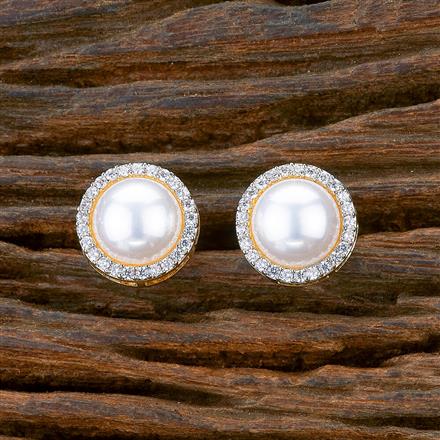 American Diamond Moti Tops With 2 Tone Rhodium Plating