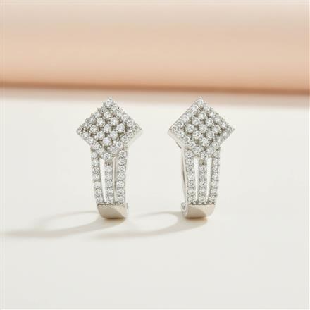 American Diamond Classic Bali With Rhodium Plating