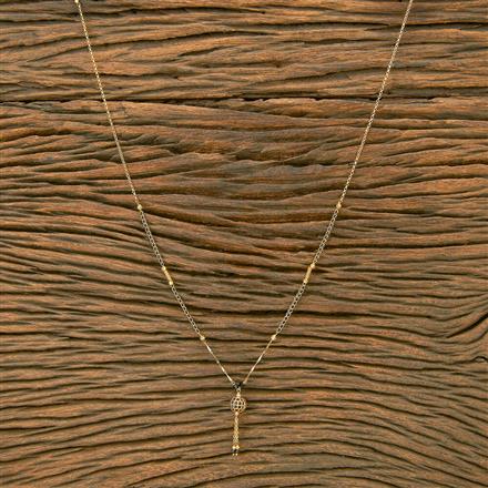 American Diamond Tanmaniya Mangalsutra With Gold Plating