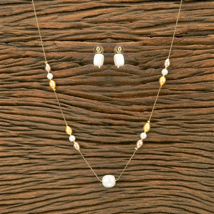 American Diamond Classic Mala Necklace With Gold Plating