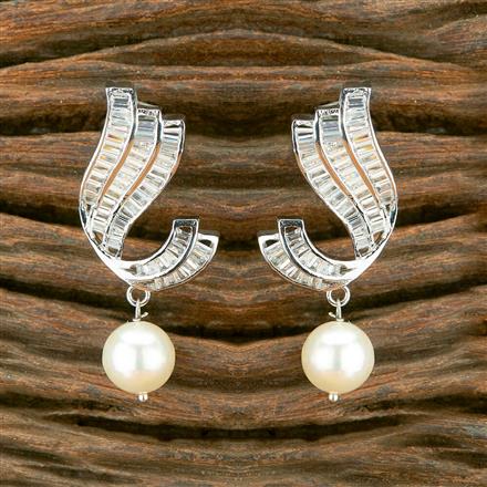 Cubic Zirconia Classic Bali With Gold 2 Tone Plating