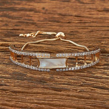 Cubic Zirconia Classic Bracelet With Gold Plating