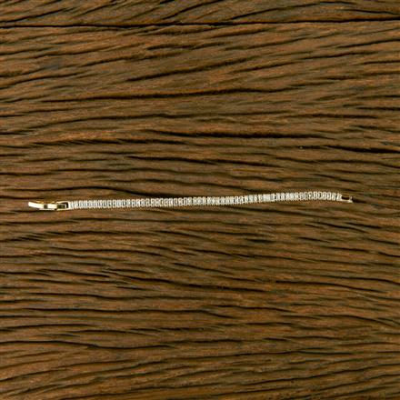 Cubic Zirconia Classic Bracelet With Gold Rhodium Plating