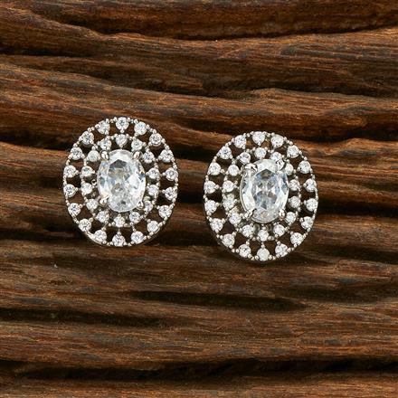 Cubic Zirconia Classic Tops With Rhodium Plating