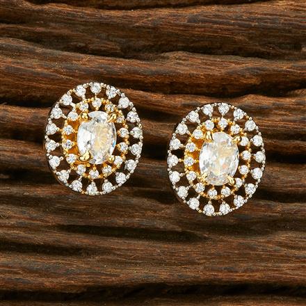 Cubic Zirconia Classic Tops With 2 Tone Plating