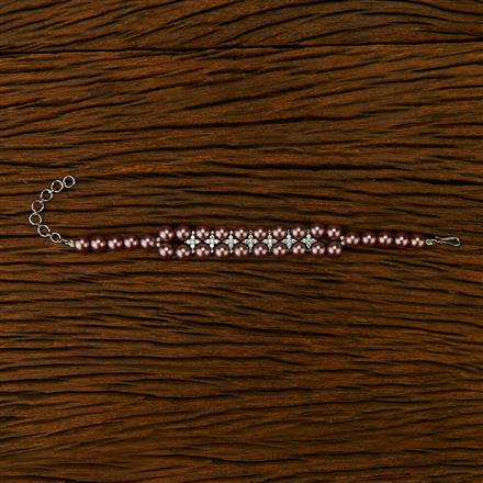 Cubic Zirconia Classic Bracelet With Rhodium Plating