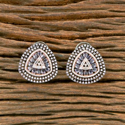 Cubic Zirconia Classic Tops With Black Rose Plating