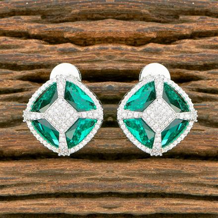 Cubic Zirconia Classic Tops With Rhodium Plating