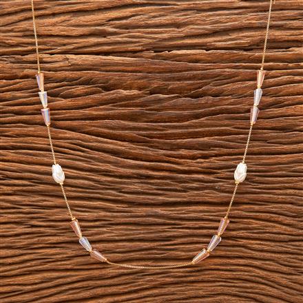Cubic Zirconia Classic mala necklace With Gold Plating