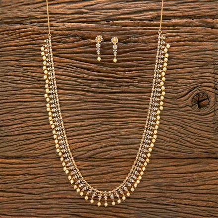 Cz Classic Necklace With Gold Plating