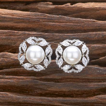 Cz Moti Tops With Black 2 Tone Rhodium Plating