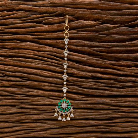 Cz Delicate Tikka With 2 Tone Plating