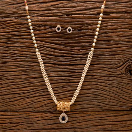 Cz Bandhai Necklace With Gold Plating