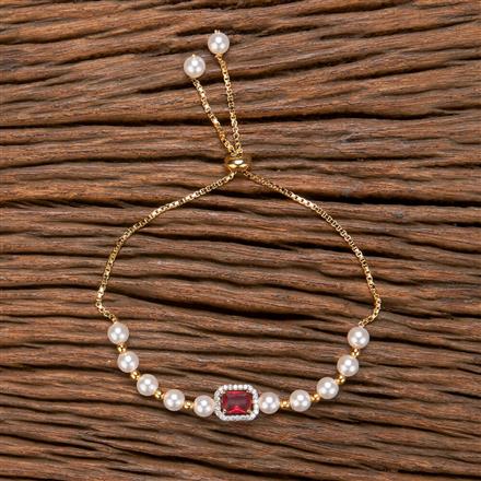 Cubic Zirconia Classic Bracelet With Gold Plating