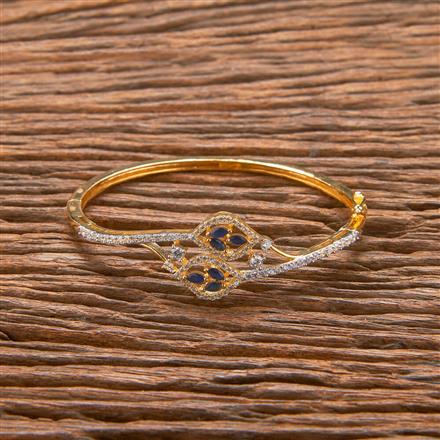 Cubic Zirconia Classic Kada With 2 Tone Plating