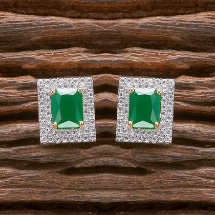 Cubic Zirconia Classic Tops With Rhodium Plating