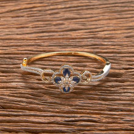 Cubic Zirconia Classic Kada With 2 Tone Plating