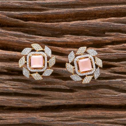 Cubic Zirconia Tops With 2 Tone Plating