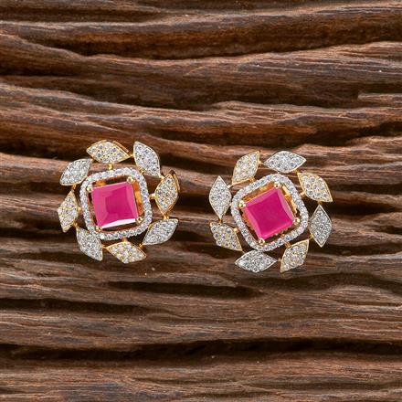 Cubic Zirconia Tops With 2 Tone Plating