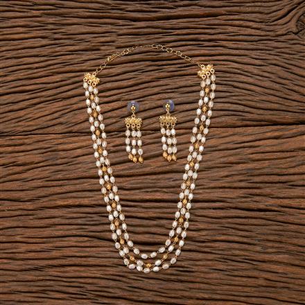American Diamond Classic mala necklace With Gold Plating