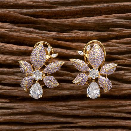 American Diamond Nano Stone Tops With Gold Plating