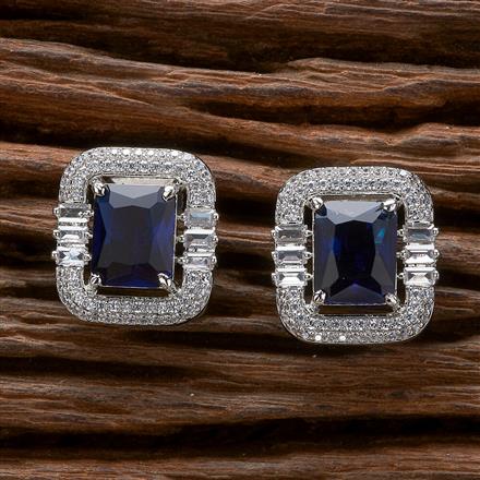 Cubic Zirconia Classic Tops With Rhodium Plating