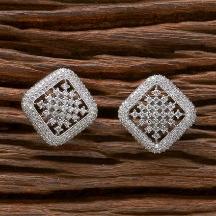 Cubic Zirconia Classic Tops With 2 Tone Black Rhodium Plating