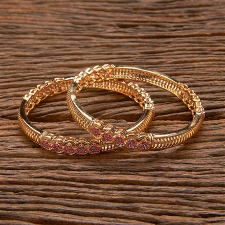 Cubic Zirconia Classic Bangles With Gold Plating