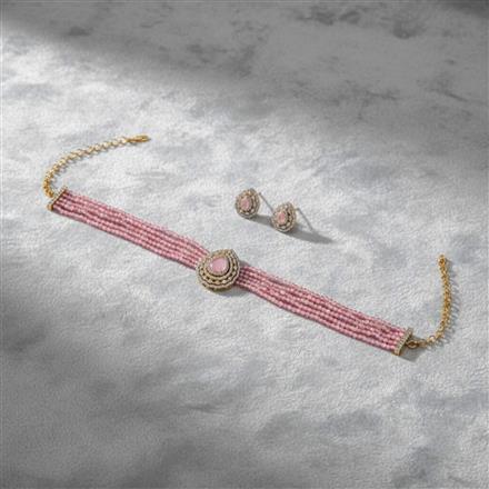 Cubic Zirconia Classic mala necklace With 2 Tone Plating