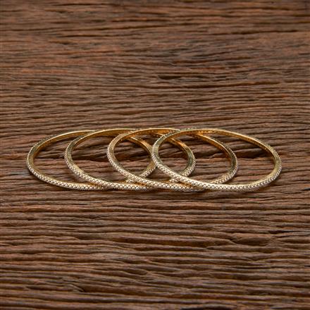 Cubic Zirconia Classic Bangles With Gold Plating