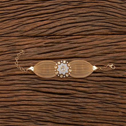 Cubic Zirconia Classic Bracelet With 2 Tone Plating