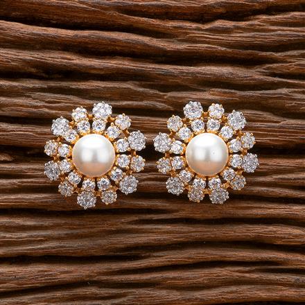 Cubic Zirconia Moti Tops With Black 2 Tone Rhodium Plating