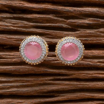 Cubic Zirconia Tops With 2 Tone Plating