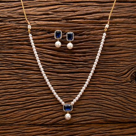 Cz Classic mala necklace With 2 Tone Plating