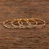 Cz Classic Bangles With 2 Tone Plating