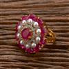 Cz Classic Ring With 2 Tone Plating