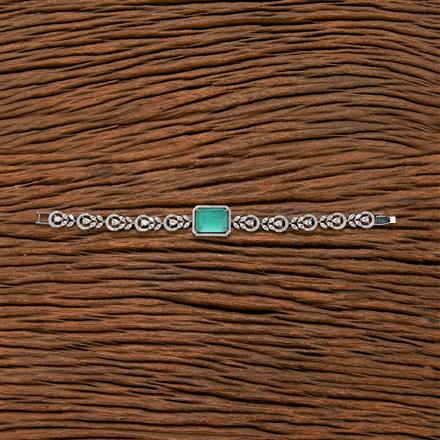 Cz Classic Bracelet With Rhodium Plating