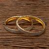 Cz Classic Bangles With 2 Tone Plating