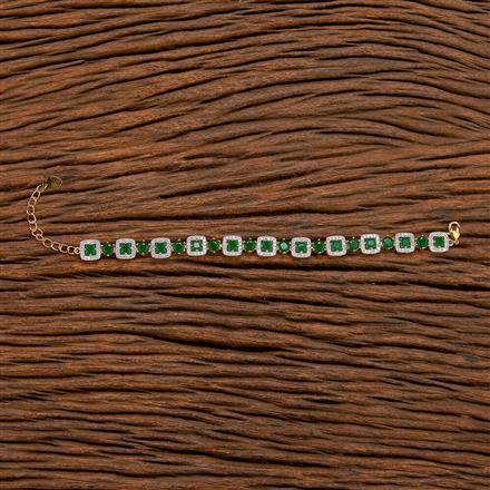 Cubic Zirconia Classic Bracelet With 2 Tone Plating