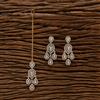 Cubic Zirconia Classic Earring Tikka With 2 Tone Plating