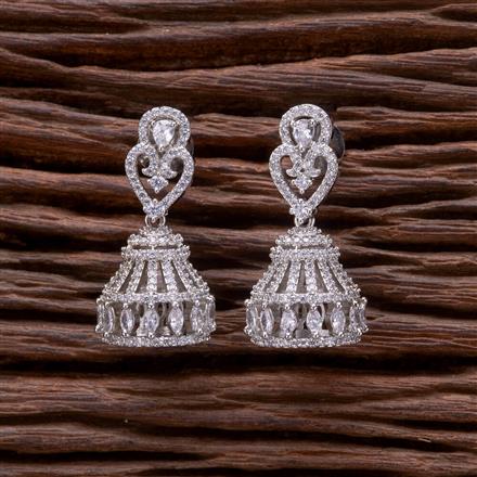 Cz Classic Dulls With 2 Tone Rhodium Plating