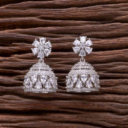 Cz Classic Dulls With 2 Tone Rhodium Plating