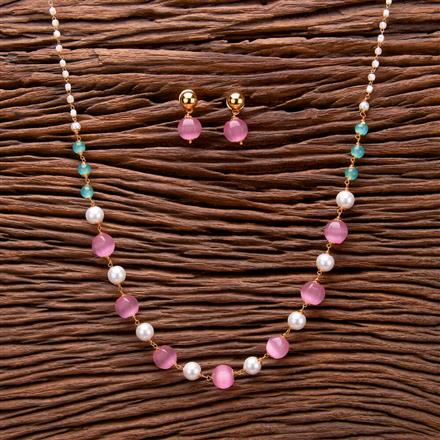 Cubic Zirconia Classic Mala Necklace With Gold Plating