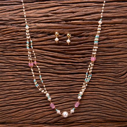 Cubic Zirconia Classic Mala Necklace With Gold Plating