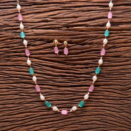 Cubic Zirconia Classic Mala Necklace With Gold Plating